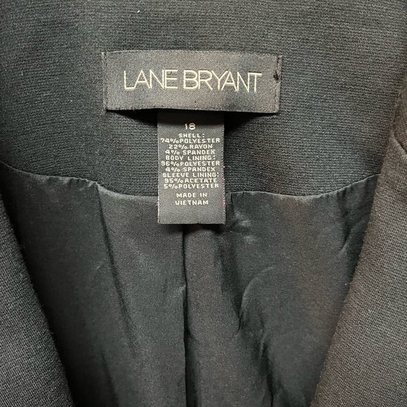 Lane Bryant Women's Black Blazer - Picture 2 of 3